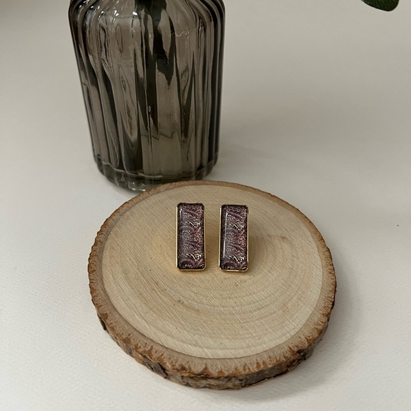 Elegant Floral Pattern Coquette Stud Earrings Set - Art Nouveau Flower Earrings - Picture 4 of 14